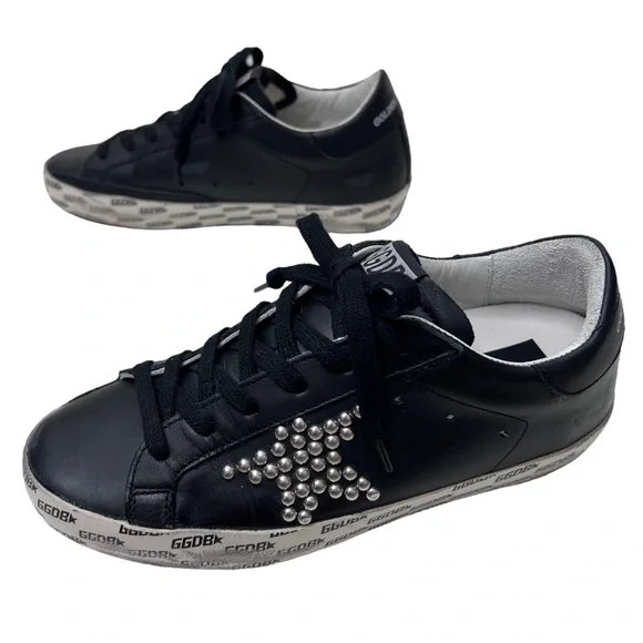 Golden Goose Superstar Studded Sneaker Size 35 NEW - Picture 4 of 11